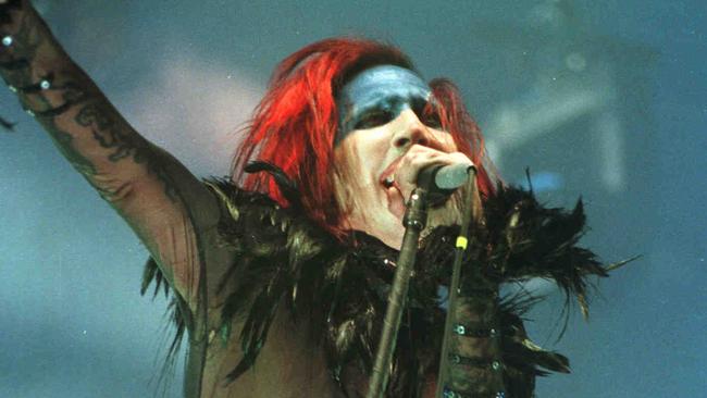  Manson’s show was not without controversy Picture: Geoff McLachlan 