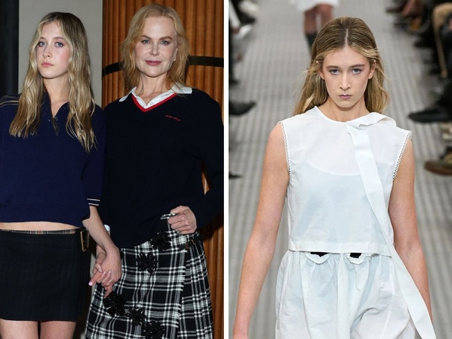 Kidman’s daughter makes runway debut