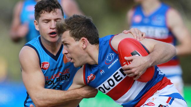 SANFL: Central District v Sturt at Elizabeth Oval. Central's Kyle Jenner. Picture: DYLAN COKER