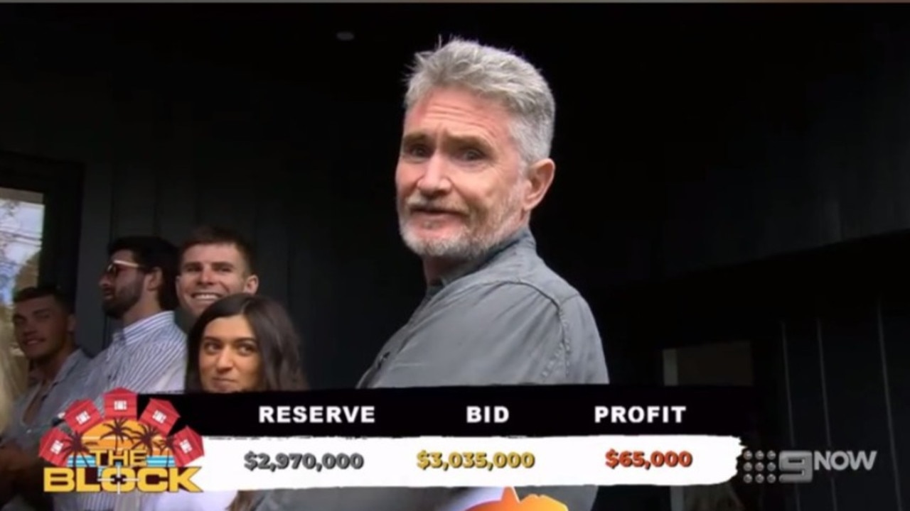 Dave Hughes at The Block auction.