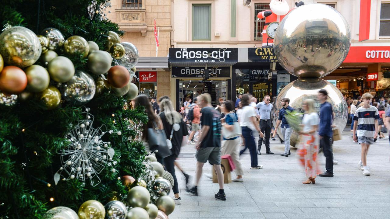 Rundle Mall in Adelaide’s CBD was an alleged target. Picture: NCA NewsWire / Brenton Edwards