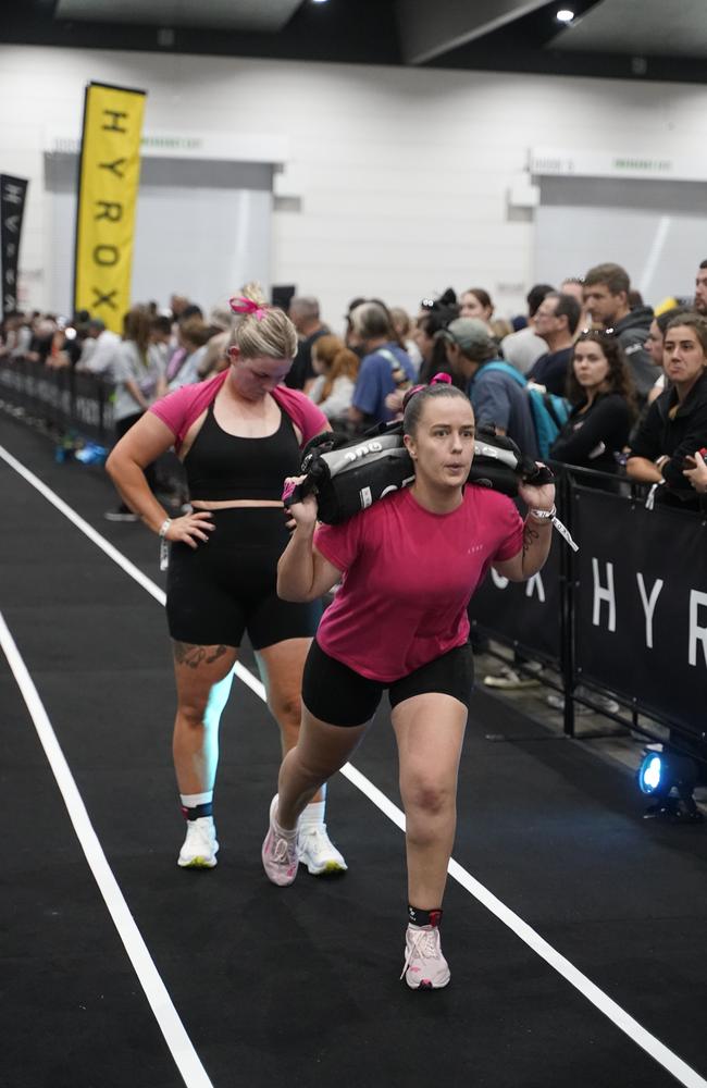 10000 athletes put their fitness to the test in a massive Hyrox competition this weekend (14-15 Dec) at Melbourne Exhibition and Convention Centre. Picture Valeriu Campan