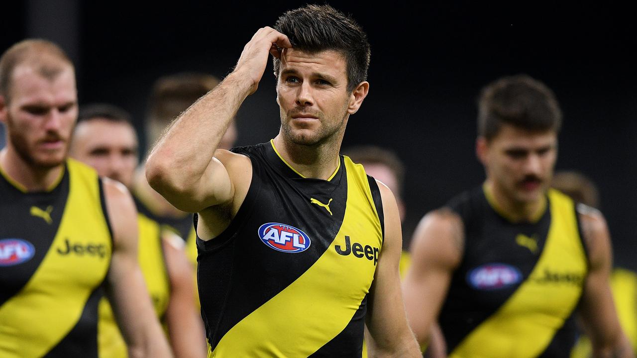 Trent Cotchin will miss up to three weeks.