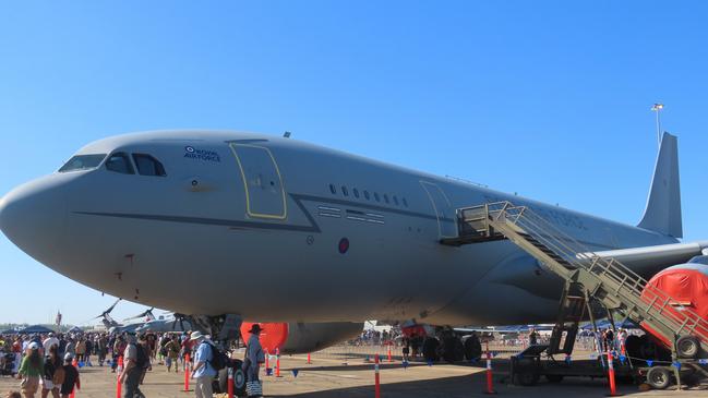 The scale of the airframes was hard to miss.