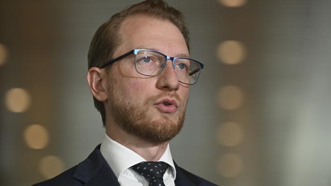 Opposition home affairs spokesman James Paterson. Picture: NewsWire / Martin Ollman