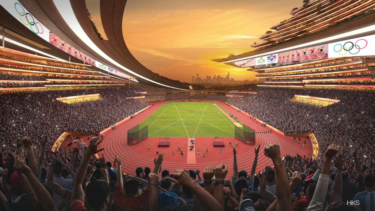 The vision for an Olympic stadium at Hamilton Northshore.