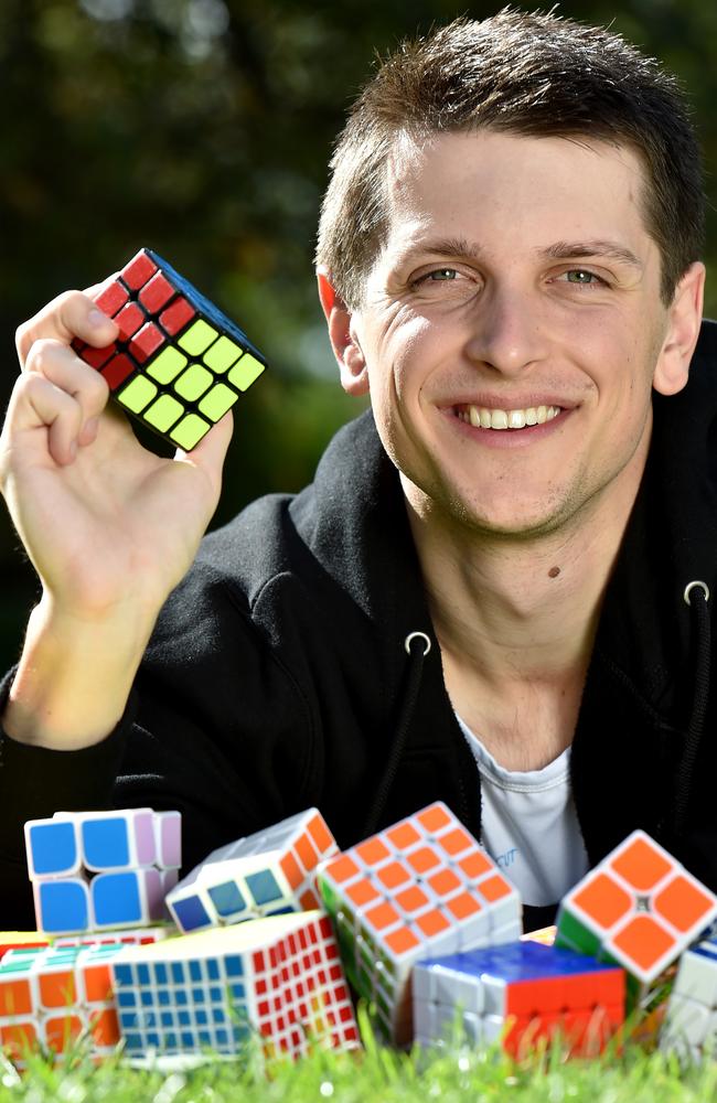 Local student breaks records in Rubik's Cube competition