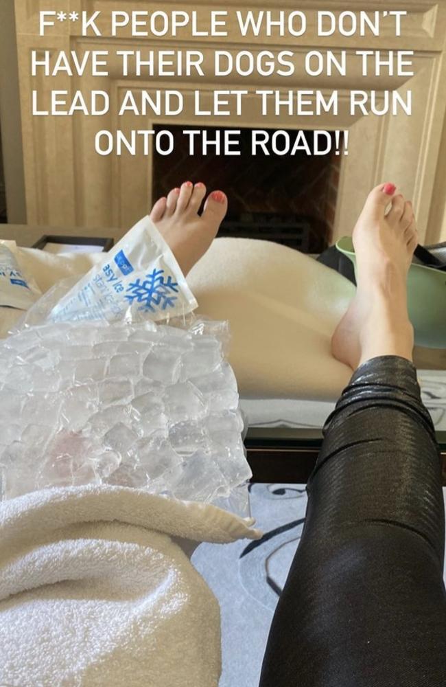 Rebel Wilson expressed her frustration over the accident. Picture: Instagram