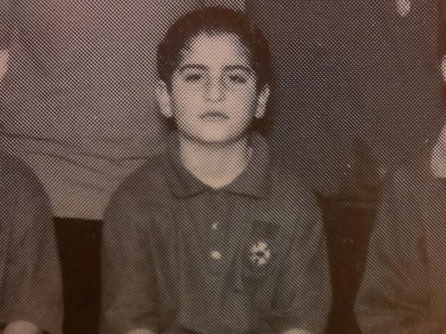 A school picture captures George Marrogi aged 12.