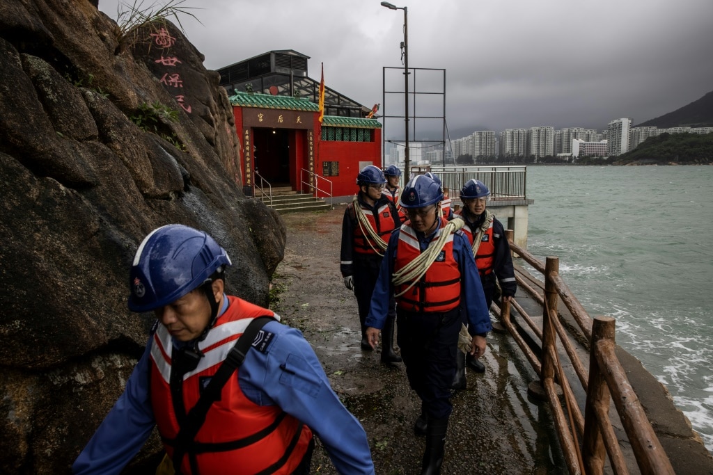 Typhoon Saola Weakens To A Severe Storm As It Tracks Along Southern ...