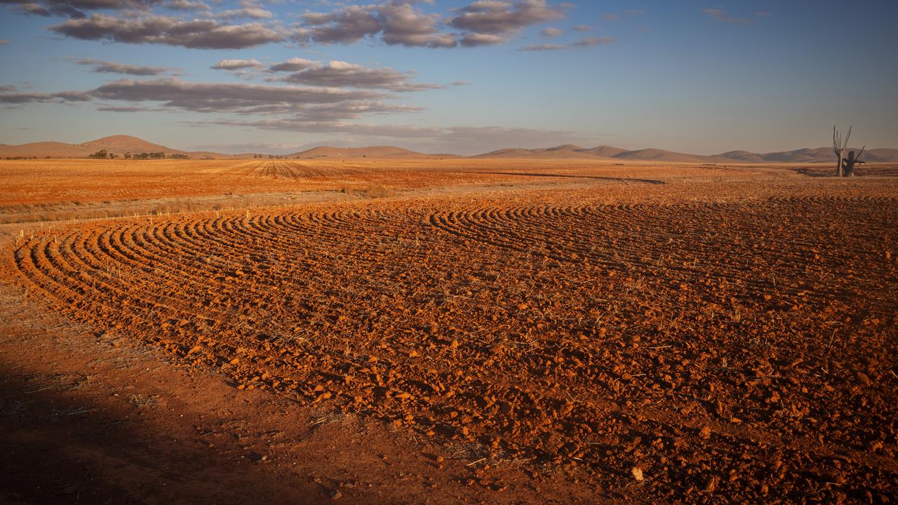 The tiny town of Morchard – right on Goyder’s Line in South Australia. Picture: Matt Turner