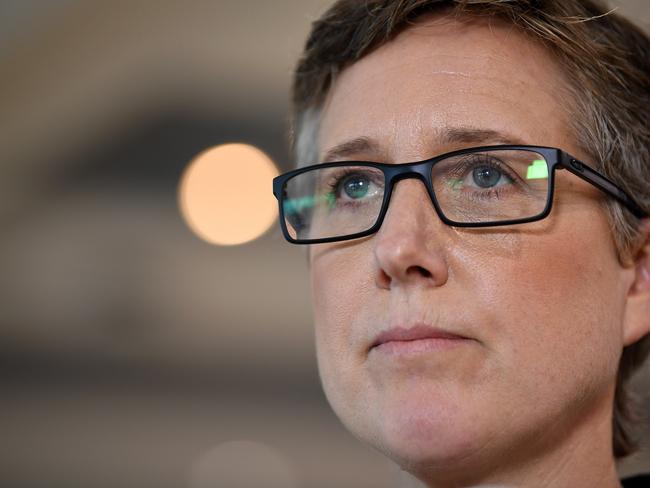 Tony Burke and ACTU secretary Sally McManus have called for casuals who have worked less than 12 months to be included in the scheme. Picture: AAP