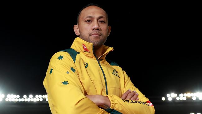 Christian Lealiifano’s phone call came from coach Michael Cheika. Picture: Getty Images