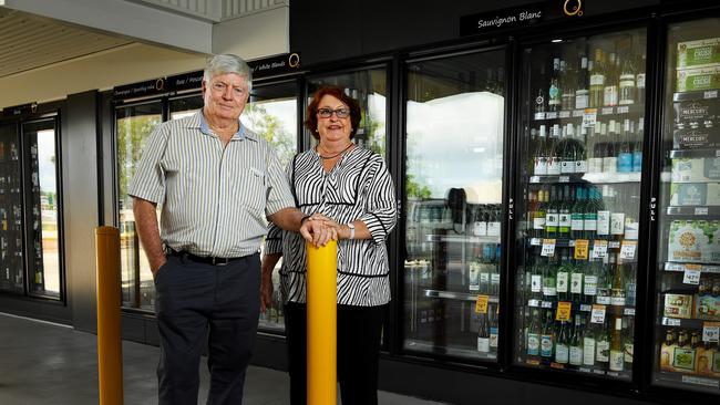 <s1>Owners Gary and Duffy Coleman at the new Pinelands store</s1>. <source>Picture: JUSTIN KENNEDY</source>                                             <source/>