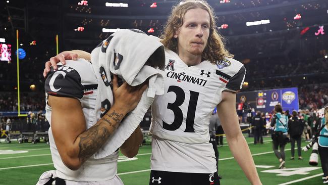 It wasn’t enough to get Cincinnati the win. (Photo by Matthew Stockman/Getty Images)