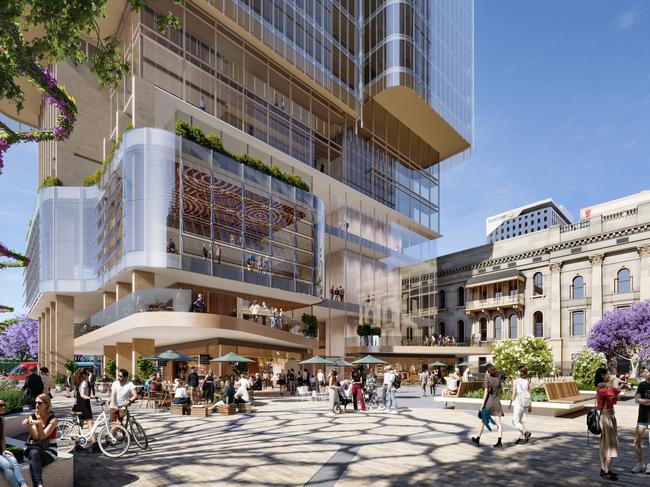 9pm EMBARGO 8th April 2024 .  The state government has announced plans for a second Walker Tower at Festival Plaza. Picture: Supplied