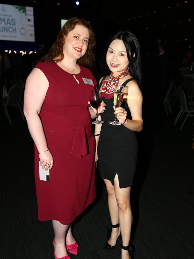 Briony McAvor and Wendy Cheng. Picture: David Clark