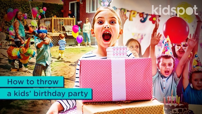 How to throw a kids' birthday party