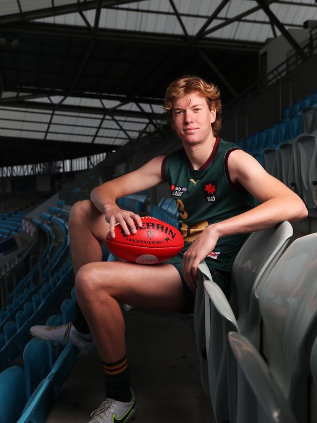 Cam Owen AFL draft prospect from Tassie. Picture: Nikki Davis-Jones