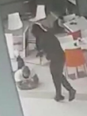 CCTV video of Ahmad's shooting.