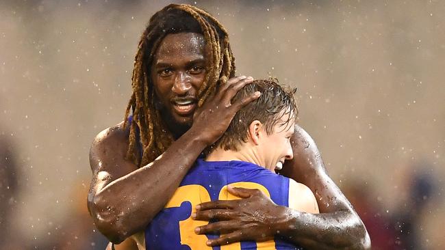 Nic Naitanui’s West Coast could well monster Gold Coast Suns in Round 2. Picture: Getty Images.