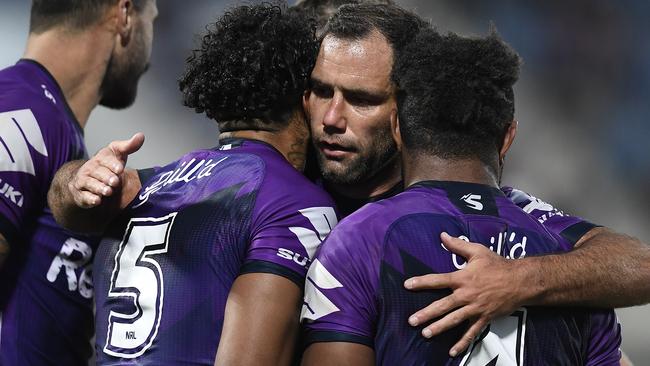 Melbourne Storm have turned made the most of their move to the Sunshine Coast. Picture: Ian Hitchcock/Getty Images