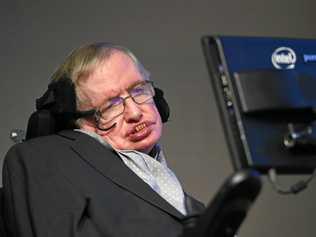 Stephen Hawking. Picture: FACUNDO ARRIZABALAGA