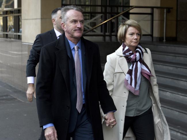 Andrew and Belinda Prestney, the parents of Josh Prestney, who was killed along with three fellow police officers on the Eastern Freeway, welcomed the decision. Picture: Andrew Henshaw / NCA NewsWire