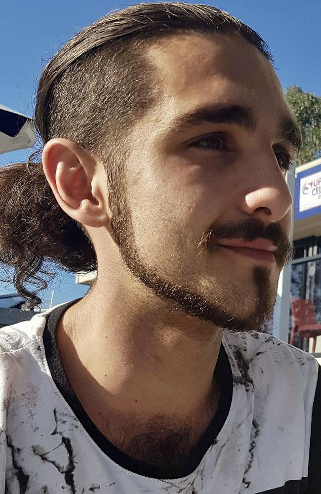 Macleay Island convicted drug trafficker Joseph Shahedi Chalfe, 23, was sentenced to two months' prison with immediate parole for bashing a woman twice with a weight trainer. Picture: Facebook.