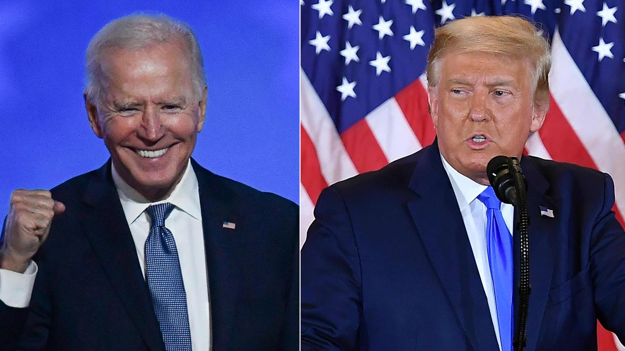 A lot of Aussies felt very invested in the Joe Biden-Donald Trump race. Picture: Angela Weiss and Mandel Ngan/AFP