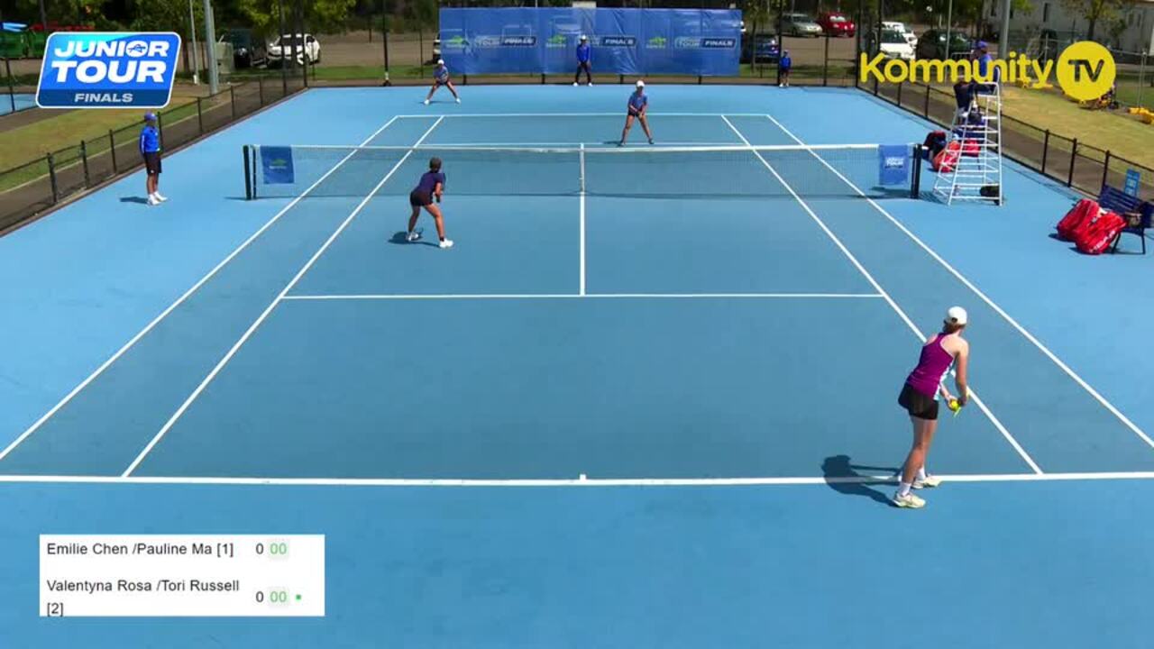 Replay: Emilie Chen/Pauline Ma v Valentyna Rosa/Tori Russell (Under-14 Girls Doubles Final) 2024 Tennis Australia Junior Tour Masters U12, U14 Day 7