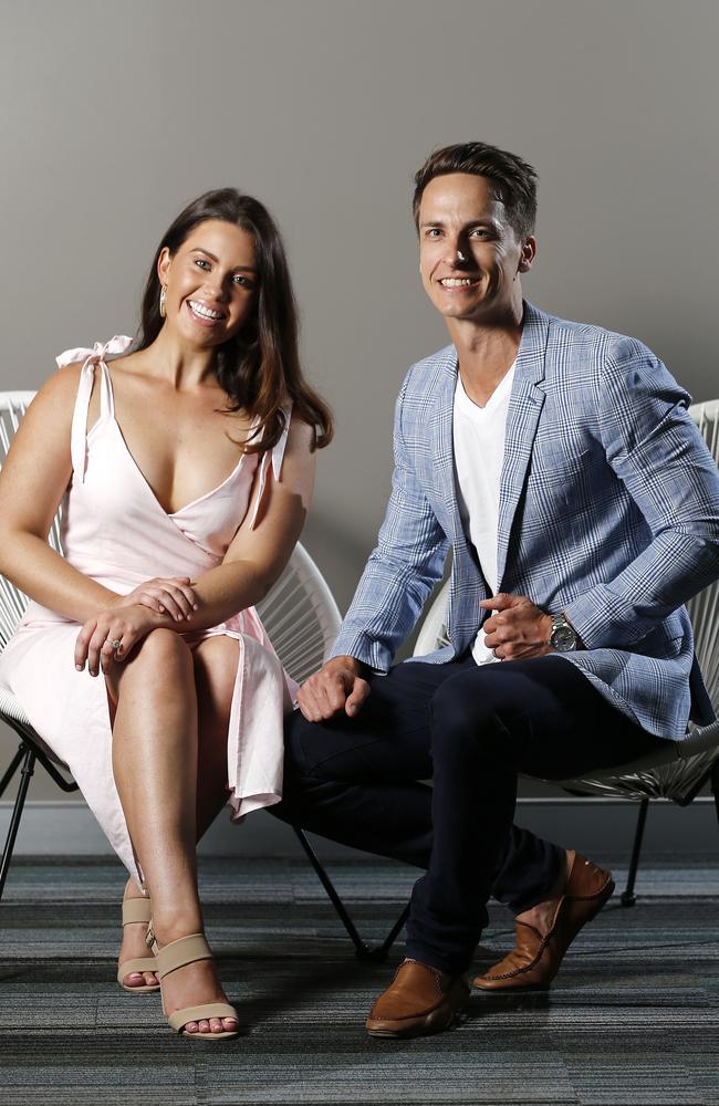 Courtney Thorpe, pictured with The Great Day Out co-presenter Billy Bentley, was among those to express her disappointment over the show’s axing. (AAP Image/Josh Woning)