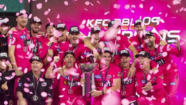 Sydney Sixers are the reigning BBL champions. Picture: AAP/Craig Golding