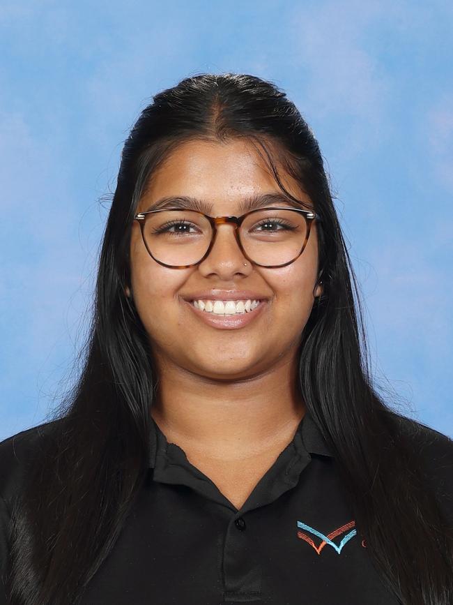 Shalini from Whyalla Secondary College was awarded with the highest possible ATAR score of 99.95. Picture: Supplied