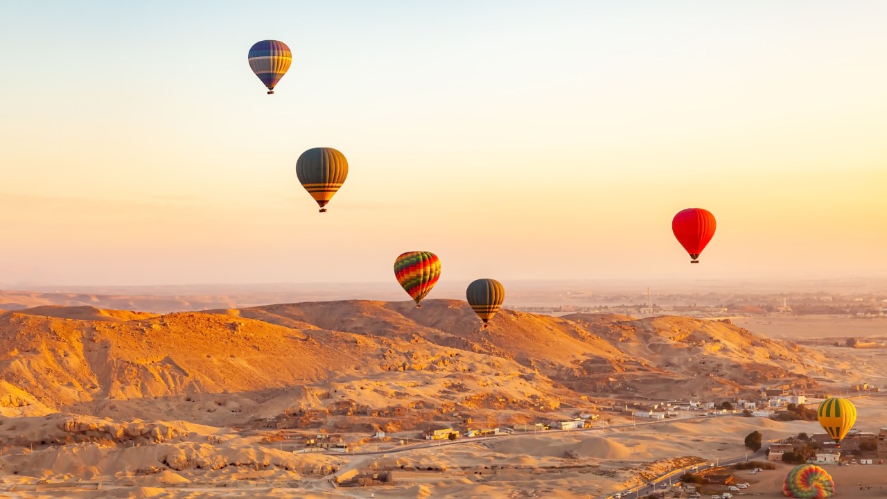 My hot air balloon crashed in Egypt and I lived to tell the tale ...