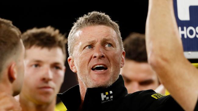 Damien Hardwick has backtracked on his comments. (Photo by Dylan Burns/AFL Photos via Getty Images)