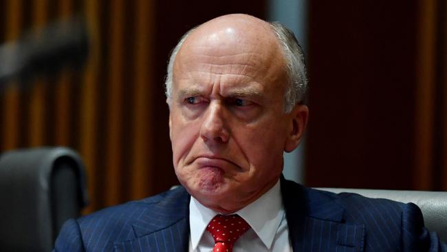 Senator Abetz says he “categorically denies” making comments against two alleged rape victims, including Brittany Higgins. (Photo by Sam Mooy/Getty Images)