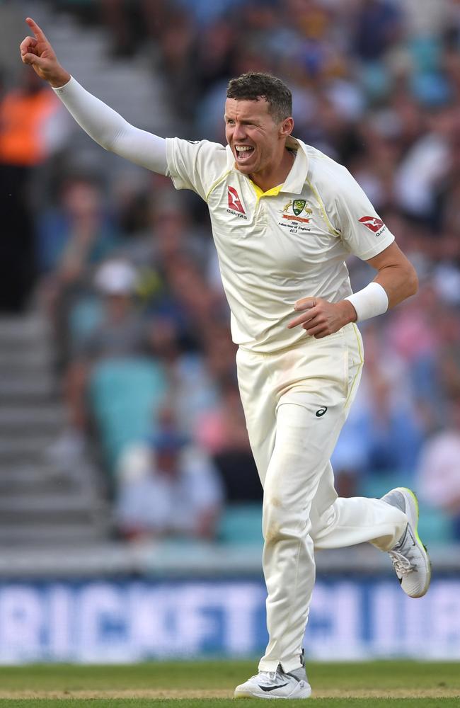 Peter Siddle was picked over Starc for the final Ashes Test. Picture: Gareth Copley