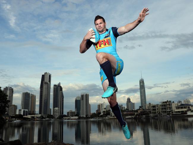 Anthony Don before playing 100th NRL game. Picture: Richard Gosling