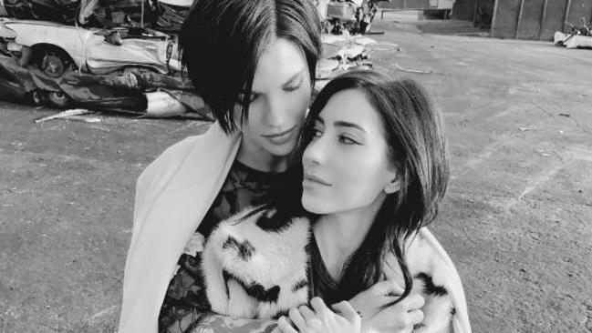 The Veronicas’ Jessica Origliasso and Ruby Rose share an intimate snap on Instagram.