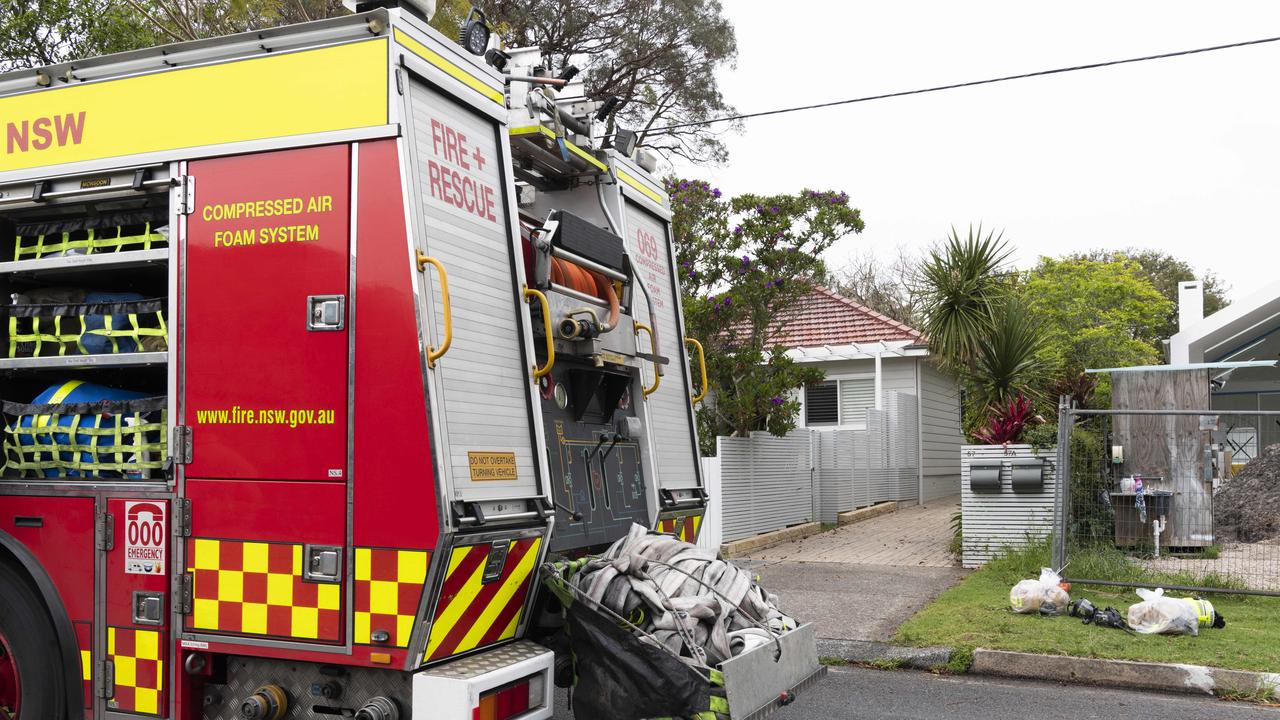 It took firefighters about 40 minutes to put the fire out. NSW. Picture: NewsWire / Monique Harmer