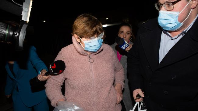 Alleged poisoner Raelene Polymiadis leaves Adelaide Women's Prison. Picture: NCA NewsWire/ Brett Hartwig