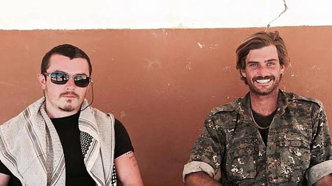 Ashley Dyball and Reece Harding fighting against ISIS for YPG.