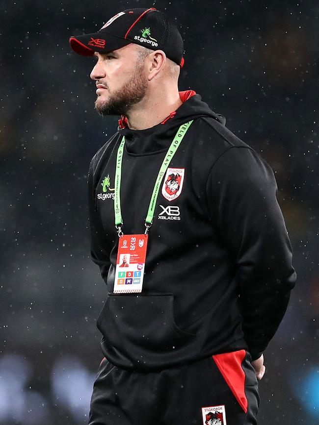 Dragons interim coach Dean Young. Picture: Mark Kolbe/Getty