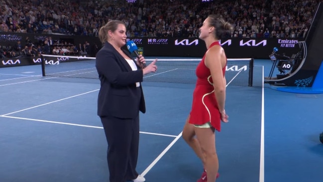 Jelena Dokic is a national treasure. Photo: YouTube, Australian Open TV.