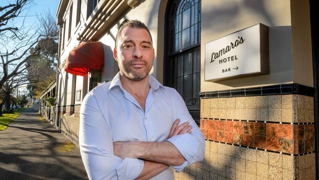 Lamaro’s Hotel pub owner Paul Dimattina. Picture: Jay Town