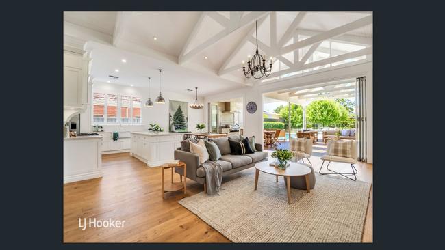 The interior of Mr Rankine’s house in Tranmere. Picture realestate.com.au