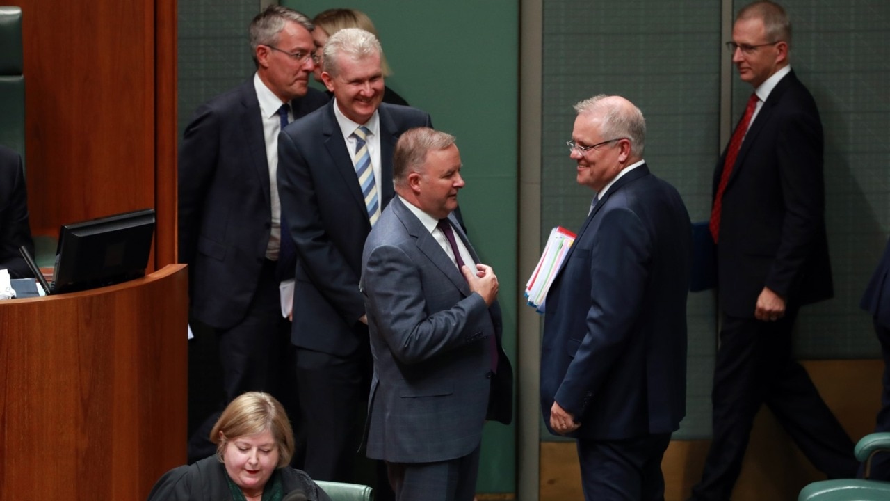 Albanese closing in on Morrison as preferred PM amid Liberal sex scandals