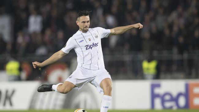 Midfielder James Holland has earnt Socceroos selection on the back of good club form in Austria. Picture: Andreas Schaad/Getty Images