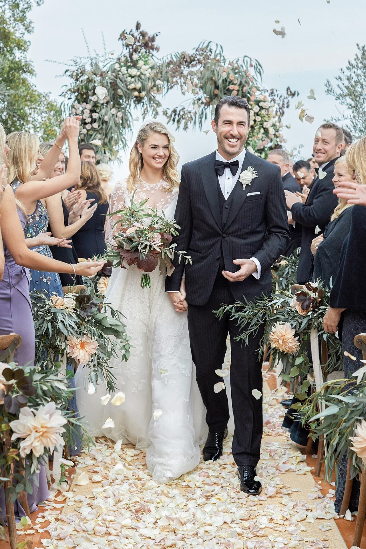 <p><em>Image Credits: Instagram.com/kateupton.</em></p><h2>Kate Upton in Valentino</h2><p>Kate Upton and Justin Verlander wedded in a chapel at Rosewood Castiglion Del Bosco resort in Tuscany, Italy with an intimate ceremony in November 2017. Upton wore a modest, floor-length Valentino gown and veil as the couple took a more traditional approach to a wedding ceremony.</p>